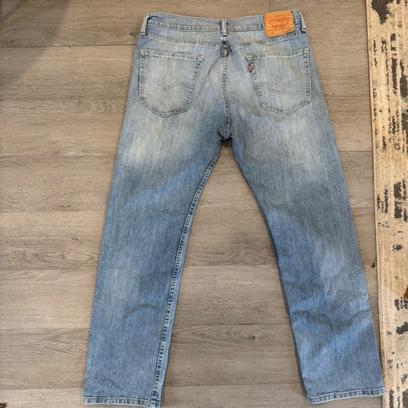 Levi's Men's 505 Original Fit 34x30 Blue Jeans 00505-2765 - Picture 4 of 7